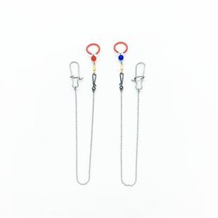 黄雀靛鸟七彩文鸟脖套栓鸟不锈钢链子贝子山雀绣眼脖圈小型鸟专用