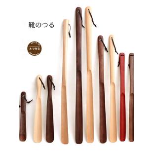 一物一家木质鞋拔子提鞋器长柄加长家用短柄孕妇老人家用穿鞋棒木
