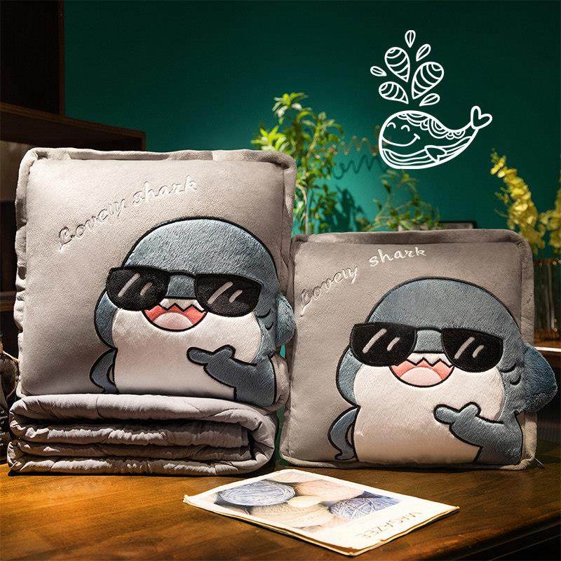 抱枕被子两用加厚空调汽车载内靠枕办公室折叠毯二合一午睡枕头被,居家布艺,抱枕被,淘宝优惠券,粉丝福利购,淘宝优惠卷