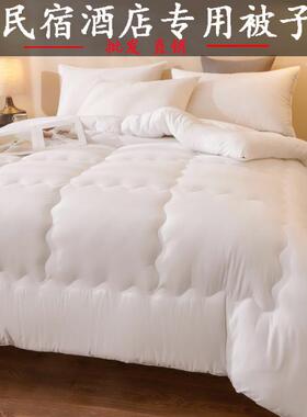 宾馆酒店专用被子春秋被白色夏天的薄被冬被200x230加厚单人被芯