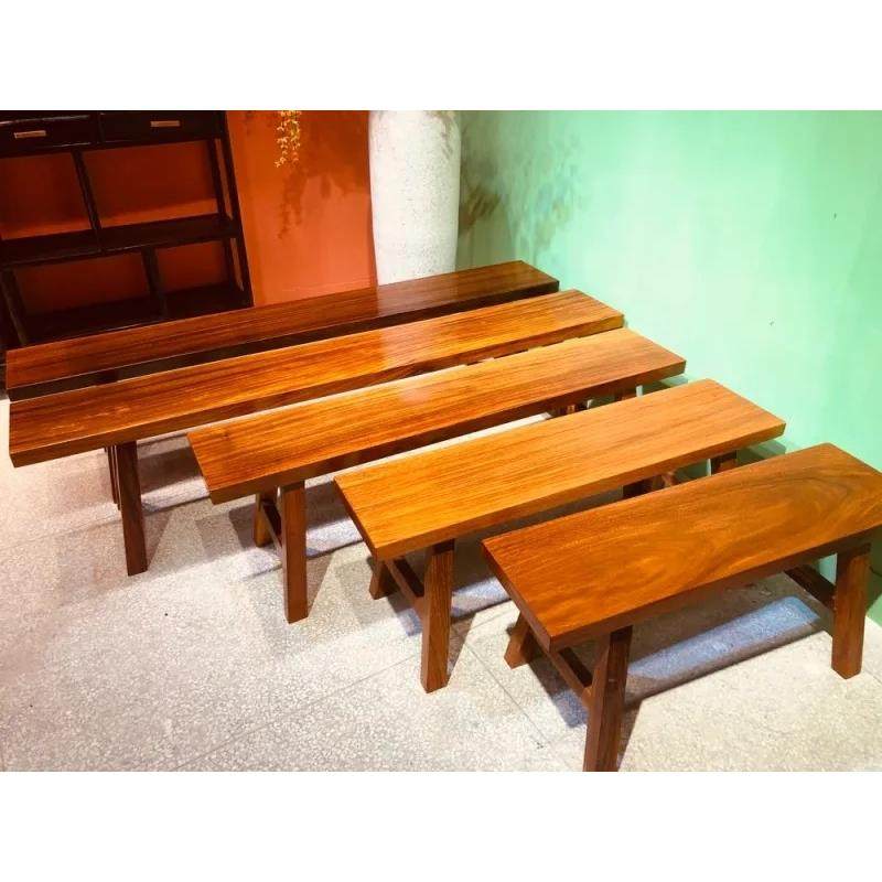 非洲实木大板家具条凳