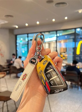适用24款凯迪拉克ct5钥匙套ct6高级xt5新款astl车xts扣xt4金属xt6
