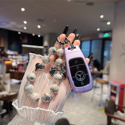 奔驰钥匙套新A级C级E级A200L包C260L车E300L壳GLC300/GLE/GLA扣