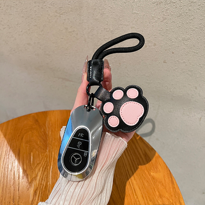 适用奔驰c260l钥匙套24款e300l车c200l高级 新款s级glc300l壳扣