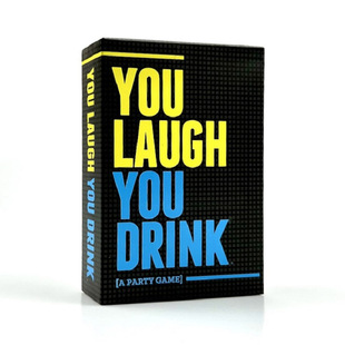 全英文的喝酒游戏You Laugh You Drink你笑就喝酒的家庭聚会桌游