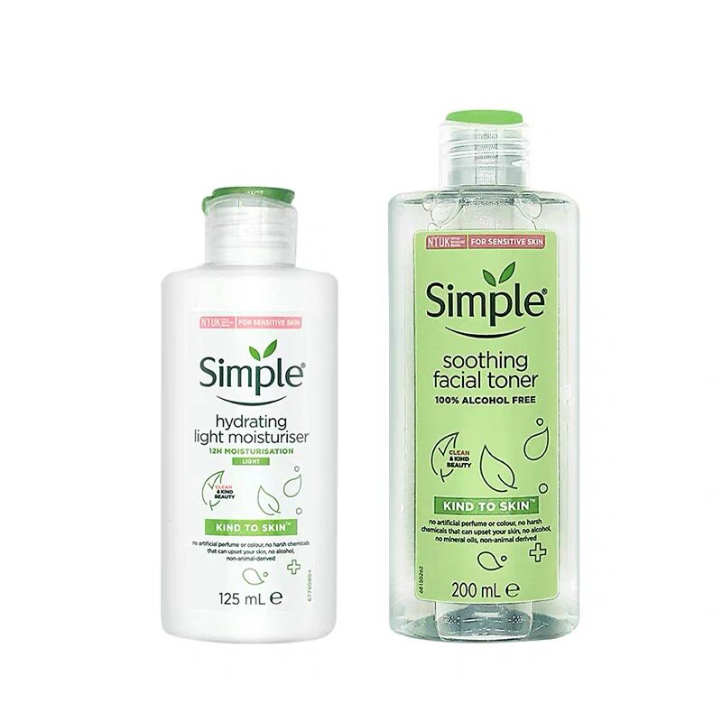 Simple清妍镇静保湿水乳2件套