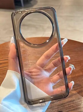 高级感透明亚克力太空壳适用华为荣耀magic6/5壳magic4/3防摔100/90pro保护套全包80/70硅胶x40/x30i硬壳80