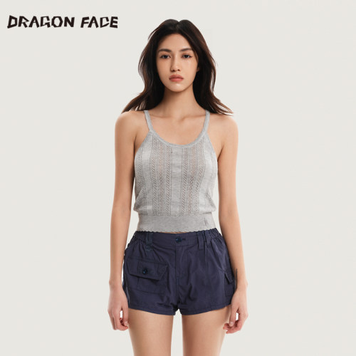【明星同款】龙脸DRAGON FACE挂脖针织背心吊带