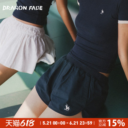 【明星同款】龙脸DRAGON FACE 工装松紧短裤 休闲短裤网球短裤
