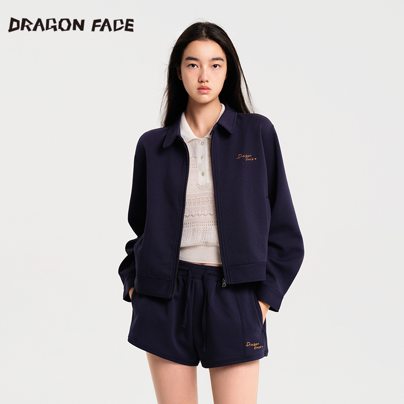 【明星同款】龙脸DRAGON FACE 空气棉感夹克 空气棉感短裤