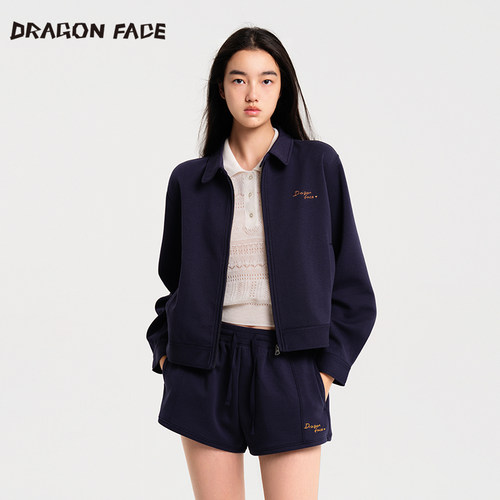 【明星同款】龙脸DRAGON FACE 空气棉感夹克 空气棉感短裤