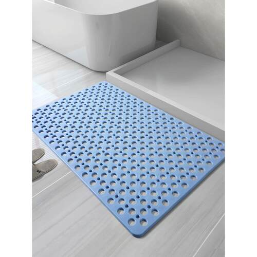 Hollow bathroom anti slip floor mat toilet carpet plastic