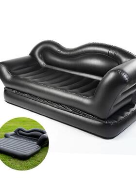 Inflatable sofa bed outdoor folding air cushion bed sofa