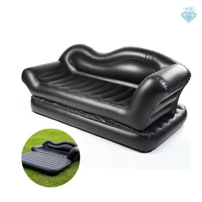 Inflatable sofa bed outdoor folding air cushion bed sofa