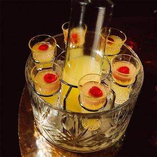 High end crystal glass vodka glasses Dublin bar cocktail set