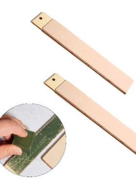 2x Leather Shaving Strop Buffing Board 2 Sided DIY Craft
