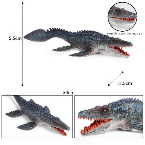 Dinosaur Model Realistic Figures Lifelike Mosasaurus Dinosau