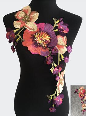 Embroidery Lace Fabric Polyester Venise Applique Sewing Trim