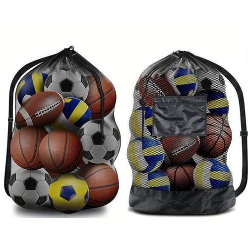 1 pc Soccer Basketball Drawstring Ball Bag Tennis Volleyball