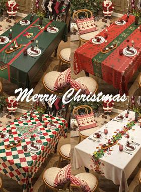 Christmas tablecloth Decorations Xmas waterproof tablecloths