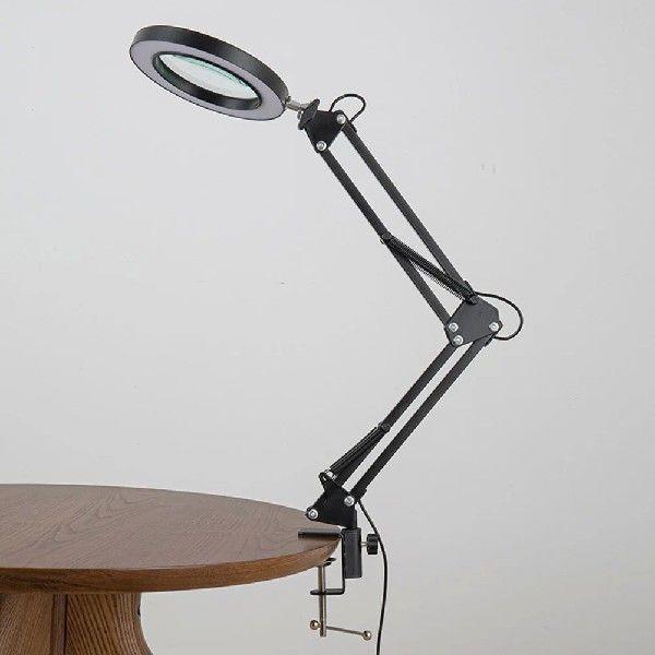 10X Magnifier Table Light LED Illuminated Magnifier Light