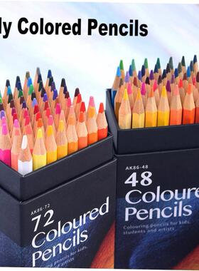 12/18/24/36/48/72 Colors Oily Colored Pencils Hexagon