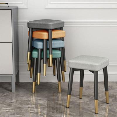 Nordic soft Dining chair makeup stool Home restaurant