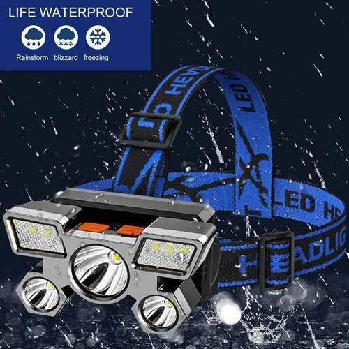 Powerful Rechargeable Head Flashlight for Fishing Led Headla