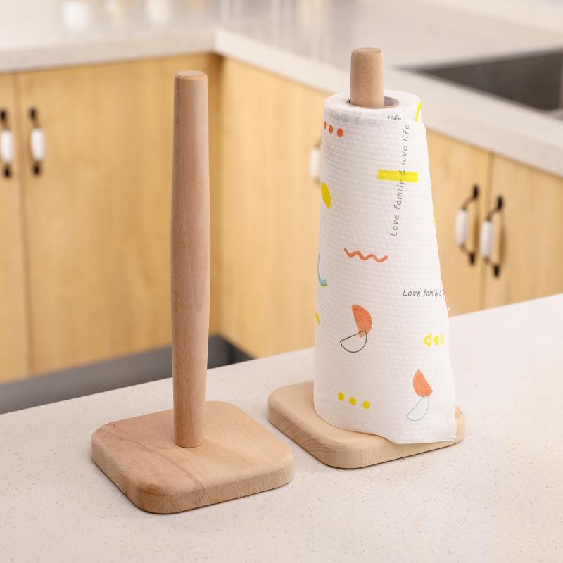 Beech paper towel holder kitchen paper towel holde榉木卷纸架