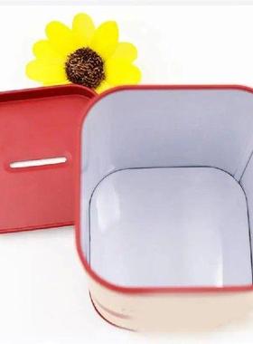 Metal Tinplate Mini Piggy Bank Rectangular British Lun