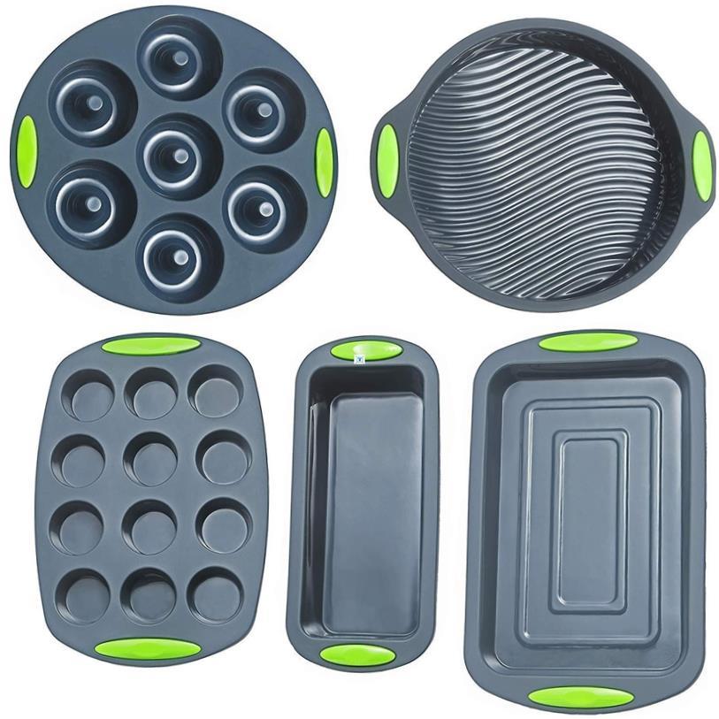 Silicon Bakeware Cake Mold Grade Baking Pans Round Cake Cupc