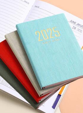 2025 A5 Daily Planner Notebook 365-Day Calendar Weekly Month