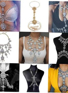 Necklace accessories classic long multi-layer necklace body