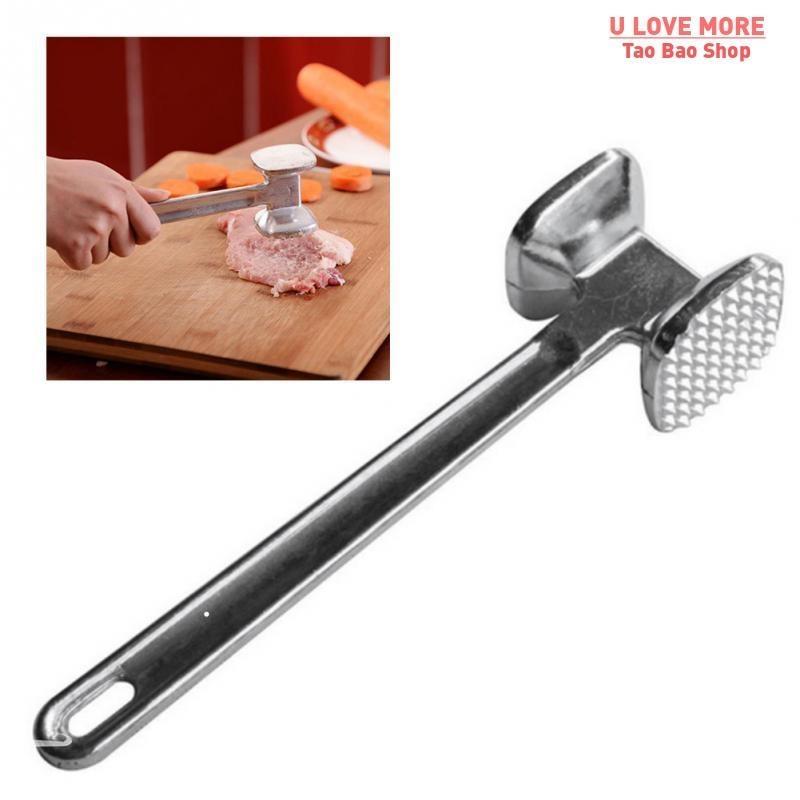 1Pcs Kitchen Gadgets Multifunction Meat Hammer Two Sides Loo