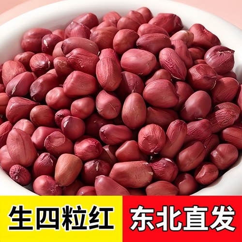 东北红皮花生25年农家新鲜生