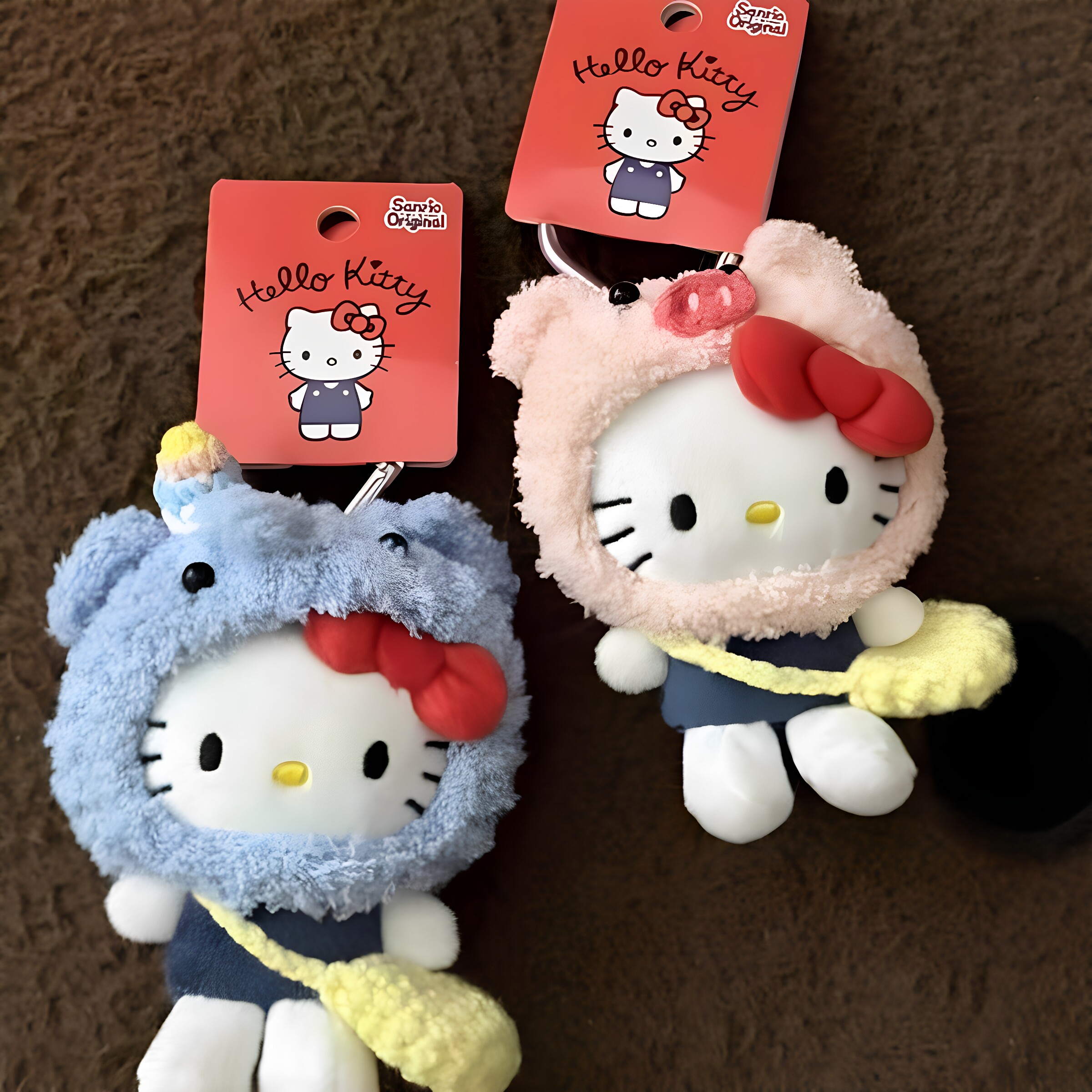 日本代购可爱Kitty猫头套挂件