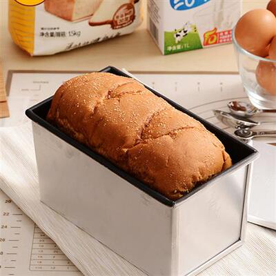 三能烤面包模具450g Sn2052不粘面包模具带盖烤面包盒不粘光滑表