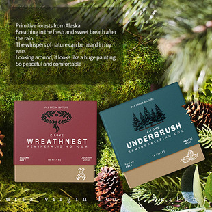 源头薄荷亚马逊TK跨境 接吻糖口气清新饭后无糖口嚼口香糖接吻糖