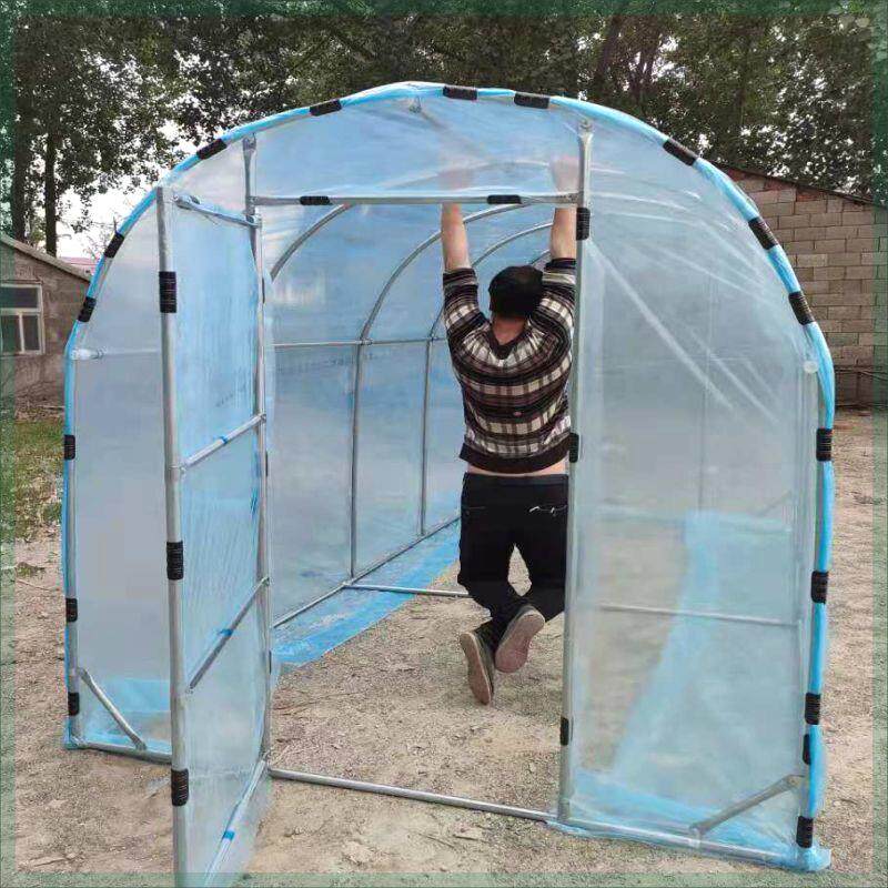 家用温室花房大棚骨架钢管多肉遮阳防水保温花棚暖房楼顶庭院简易