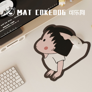 樱桃小丸子鼠标垫可爱卡通学生笔记本电脑垫子小号家用鼠标护腕垫