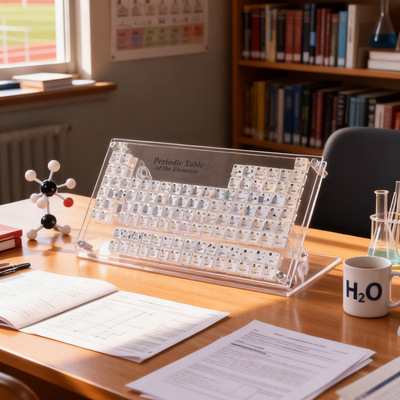 新款化学元素周期表立方实物立体教师节实用礼物书房学习桌面摆件