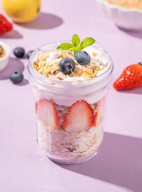 奶益CST燕生菌片麦200克10小包盒装麦片谷物代餐早椰餐饱腹冲饮即