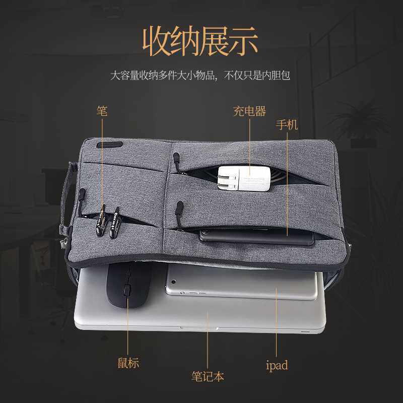 。联想ThinkP1ad P5v 2020多功能15.6寸笔记本电脑包手提袋子内胆怎么看?