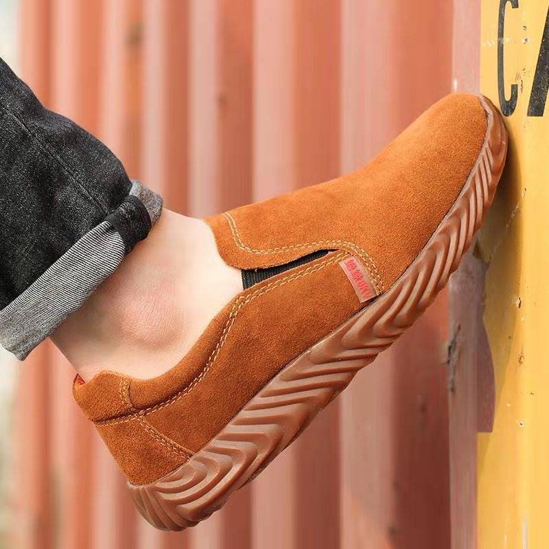 无钢头劳保鞋男电工绝缘鞋工地电焊工作鞋无铁无钢板软底轻便透气