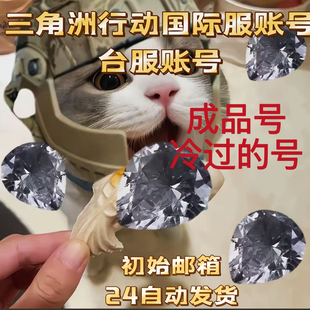 三角洲行动国际服台服Steam成品排位号账号出售30级33级可换绑号