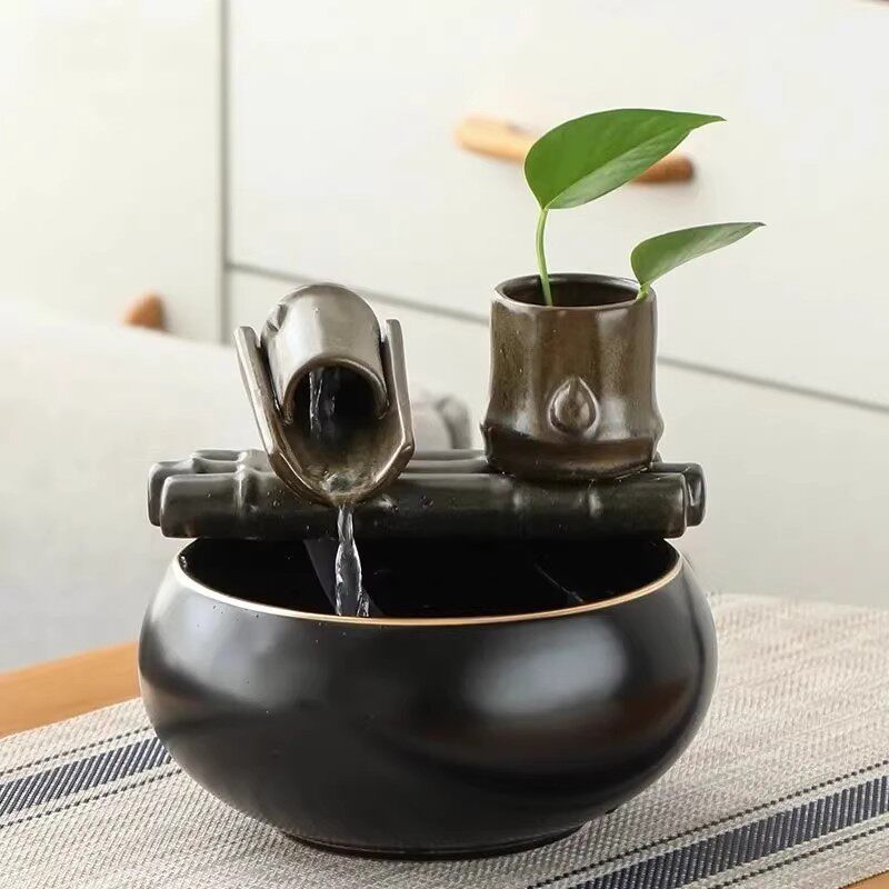 创意自动循环流水小型鱼