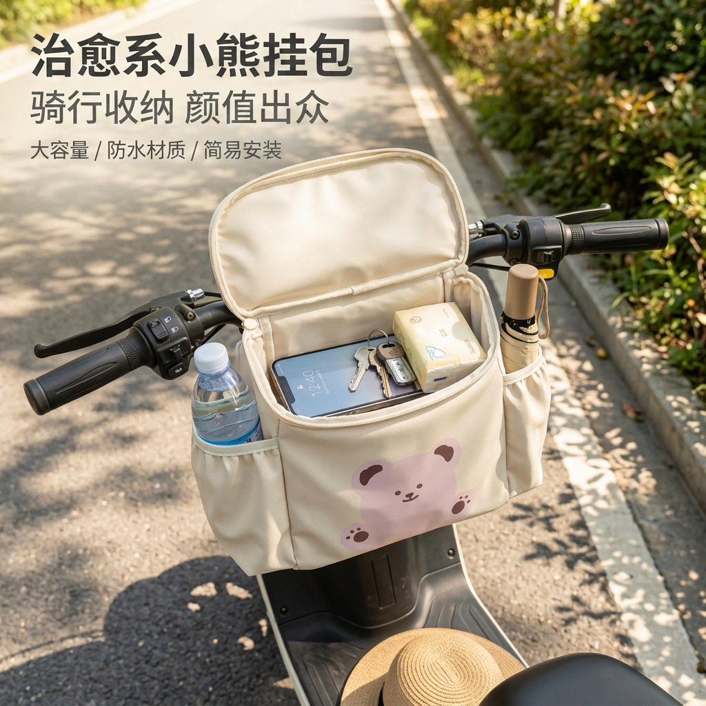 婴儿手推车置物挂包电动