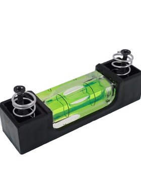 安装孔整体水平泡水准水平珠水平仪水平尺74.5X19X19.5mm配件螺丝