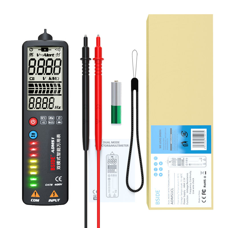 双模式智能电笔探测万用表一体电气螺丝刀断点通断零火线ADMS1CL