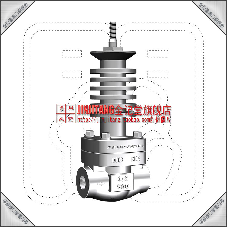 VA-3102电动蒸汽二通温控阀 模拟型y0-10v/4-20mA 不锈钢螺纹DN15